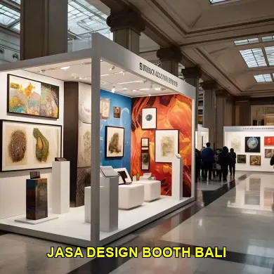 jasa design booth bali